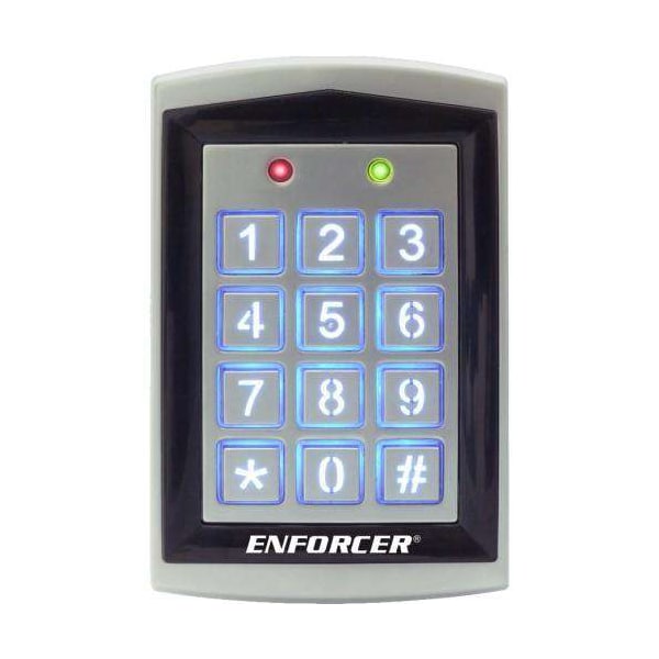 Sealed-Housing Outdoor Stand-Alone Keypad with Built-In Proximity Reader (125kHz). Weathe